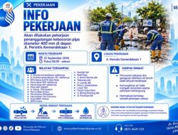 Pipa 400 mm Bocor di Perintis Kemerdekaan, PDAM Makassar Pacu Pemulihan Air Bersih