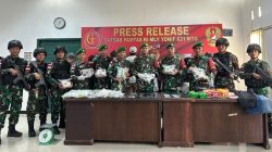 Penyelundupan 13 Kg Sabu Kemasan Teh Cina Digagalkan di Perbatasan Indonesia-Malaysia