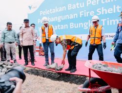 Pangkas Waktu Tanggap Darurat, PT Vale Bangun Fire Shelter Pertama di Bungku Timur