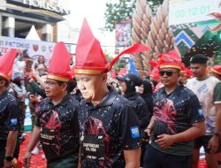 Dandim Gowa Ikut Jajal Patonro Elite Run 2026, Ribuan Peserta Merahkan Makassar