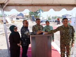 Pangdam Hasanuddin Groundbreaking Rusun 3 Lantai untuk Prajurit Yonzipur 8 Makassar, Ini Spesifikasinya