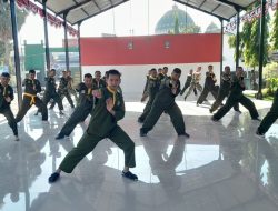 Prajurit Kodim Gowa Gembleng Fisik dan Taktis Lewat Pencak Silat Militer