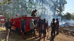 Rumah Warga Desa Selli Dilalap si Jago Merah, Prajurit Yonarmed 21/Kawali Sigap Kerahkan Damkar