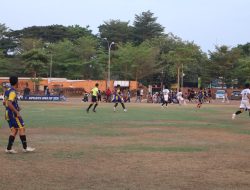 Gol Penalti Kapolresta Gowa Bawa Bhayangkara Gowa FC Tumbangkan Polrestabes Makassar