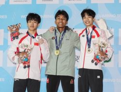 Ibu, Akhirnya Aku Emas! Antasyafi Robby Sabet Emas Pertama di World Climbing Series Guiyang