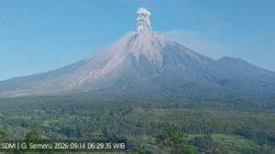 Gunung Semeru Meletus 3 Kali Pagi Ini: Kolom Abu Tembus 1.000 Meter, Warga Lumajang-Malang Waspada Siaga