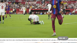 Hat-trick Raphinha Bungkam Sevilla, Barcelona Sapu Bersih 7 Laga LaLiga