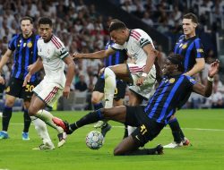 Real Madrid Bantai Inter Milan 2-1 di Bernabeu: Mbappe dan Valverde Cetak Gol, Courtois Tampil Heroik!