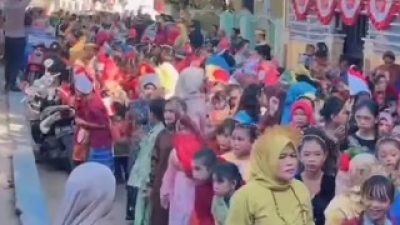 Carnaval Budaya Meriahkan HUT ke-81 RI di Barrang Lompo