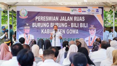 Urai Kemacetan dan Genjot Ekonomi, Jalan Beton Burung-Burung–Bili-Bili Resmi Beroperasi