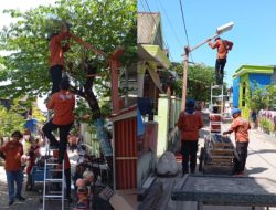 40 Lampu Solar Cell Dipasang di Sangkarrang, Aspirasi Warga Ditindaklanjuti