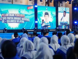 Hadiri Pelantikan PAN Sulsel, Gubernur Andi Sudirman Pamer Capaian Infrastruktur MYP Rp3,7 Triliun