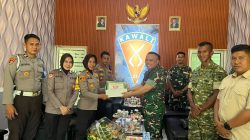 Bukan Sekadar HUT TNI! Polsek Lapri-Bengo Sambangi Yonarmed 21/Kawali Perkuat Sinergitas