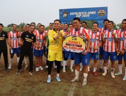 Tundukkan Tuan Rumah 2-1, Polres Maros Segel Gelar Juara Kapolresta Gowa Cup 2026