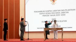 Resmi Pimpin Gowa, Darmawangsyah Muin Diminta Gubernur Genjot Proyek Multiyears