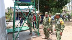 Kawal Kualitas Pembangunan Desa, Tim Wasev Mabesad Lakukan Evaluasi Progres TMMD Ke-130 Kodim 1409/Gowa