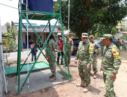 Kawal Kualitas Pembangunan Desa, Tim Wasev Mabesad Lakukan Evaluasi Progres TMMD Ke-130 Kodim 1409/Gowa